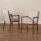 Baxton Studio Theresa Beige Upholstered and Walnut Wood 2-PC Living Room Chair Set 164-10483 - alternate 3